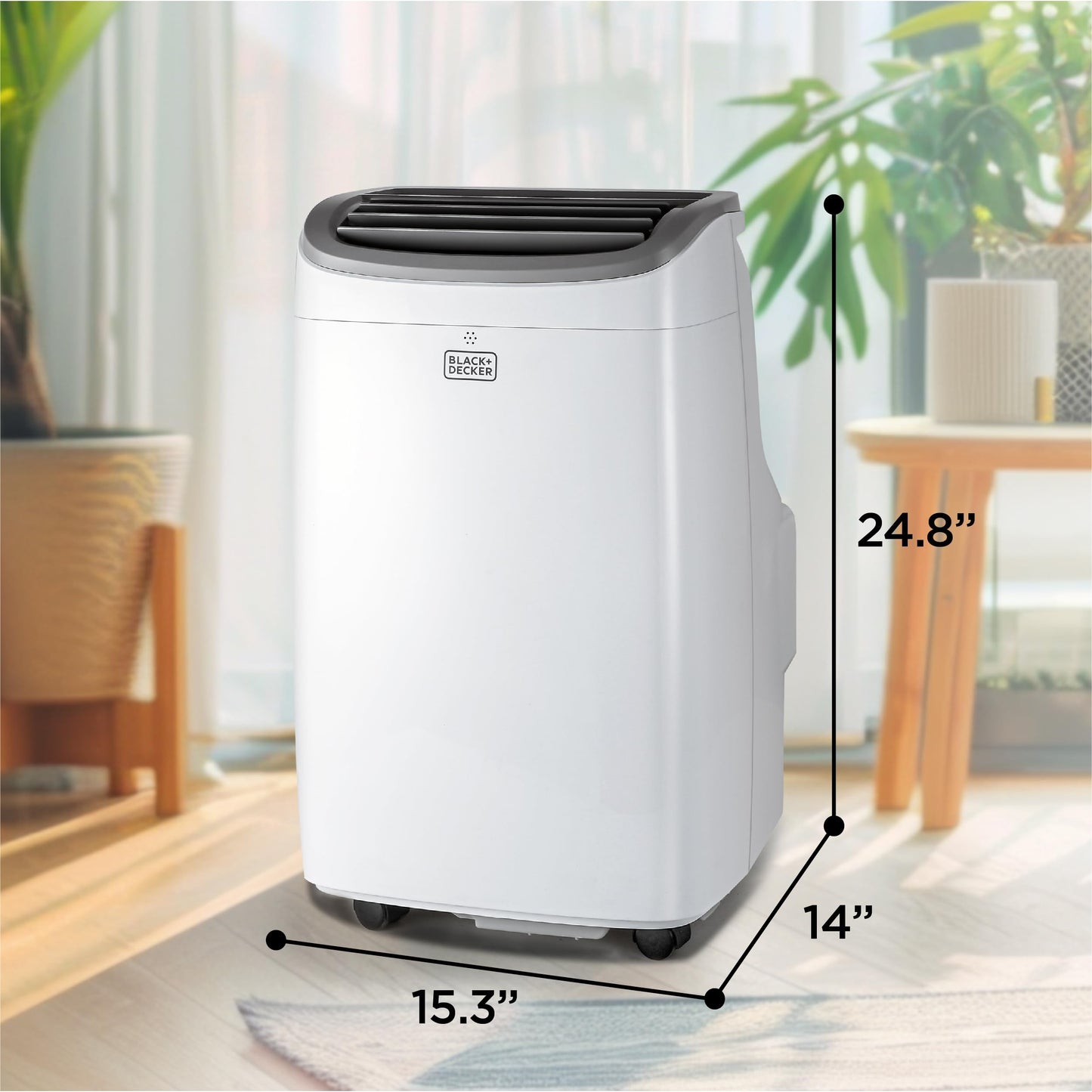 Portable Air Conditioner, 9,000 BTU, BPACT08WT, White