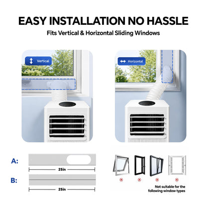 Portable Air Conditioner, 16000 BTU 5-in-1 Air Conditioner Portable with Smart WiFi & Remote, Cools Up to 850 Sq.Ft, Portable AC Unit with Cool, Fan, Dehumidifier, Sleep, 24H Timer, Installation Kit